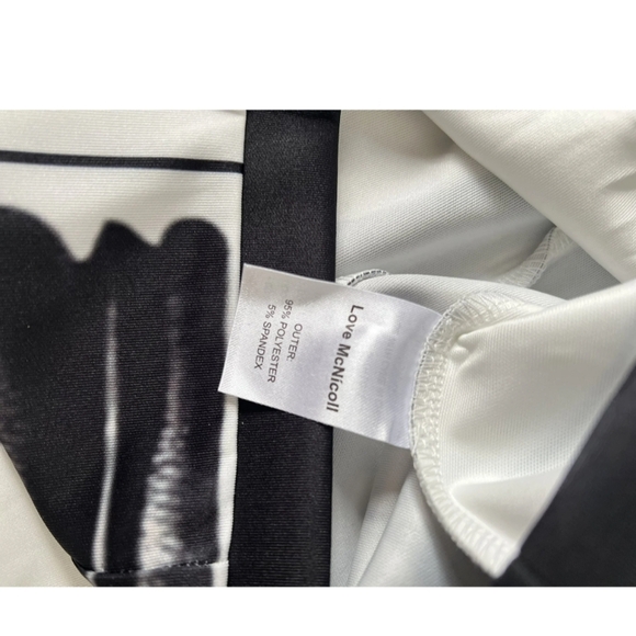 Love McNicoll Black and White Sheath Mini Dress - Picture 4 of 5